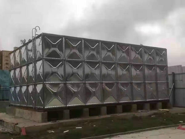 漯河某企业镀锌板生活水箱项目120吨